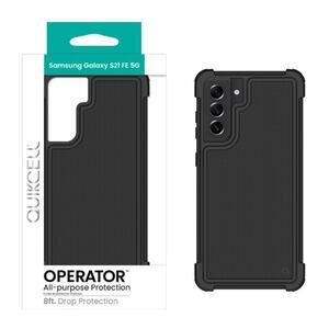 New Samsung Galaxy S21 FE/FE 5G QUIKCELL All-Purpose Protective Case – BLACK